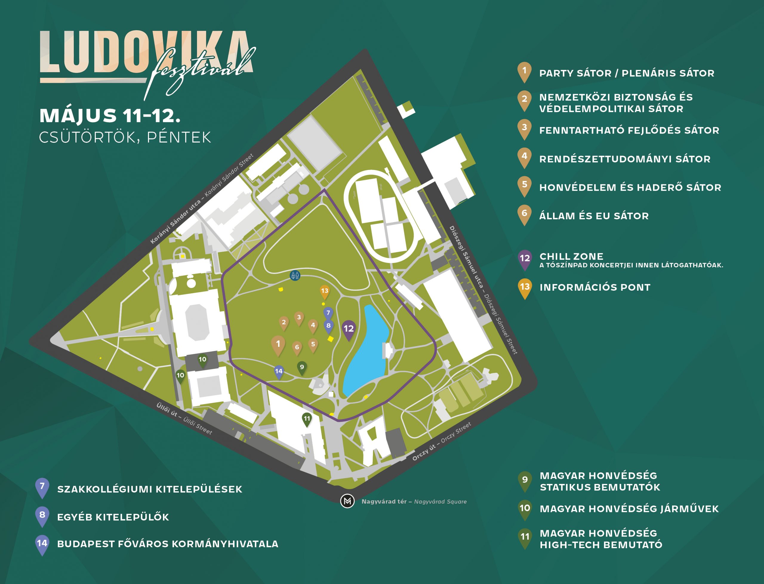 Ludovika Szabadegyetem részletes programok