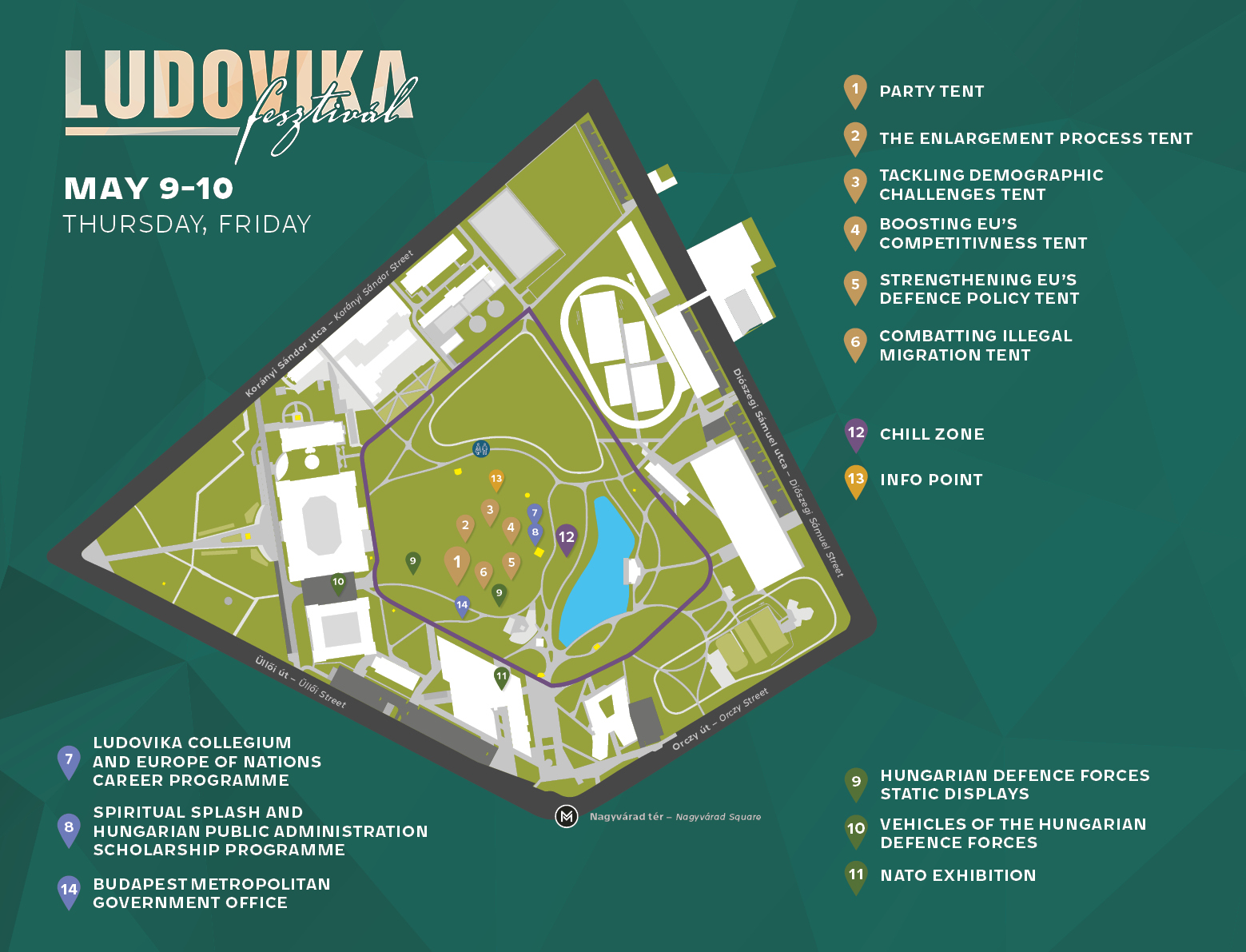Ludovika Free University detailed programmes - 2024