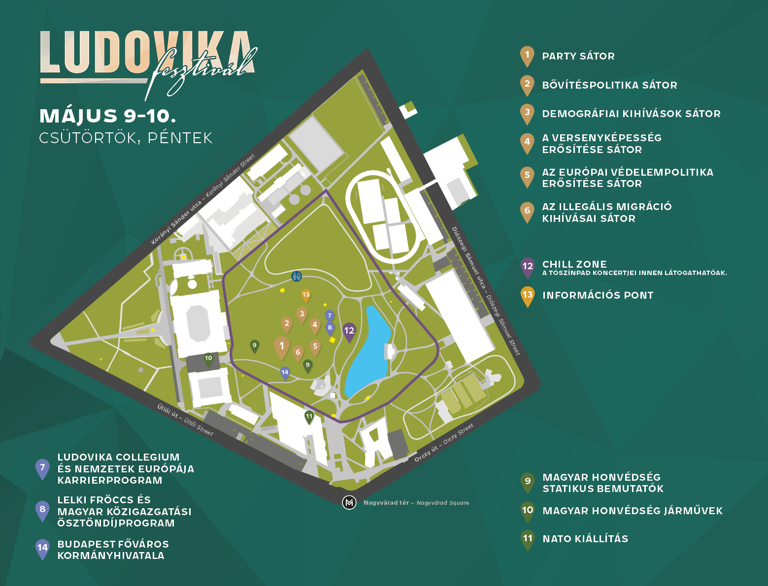 Ludovika Szabadegyetem részletes programok - 2024