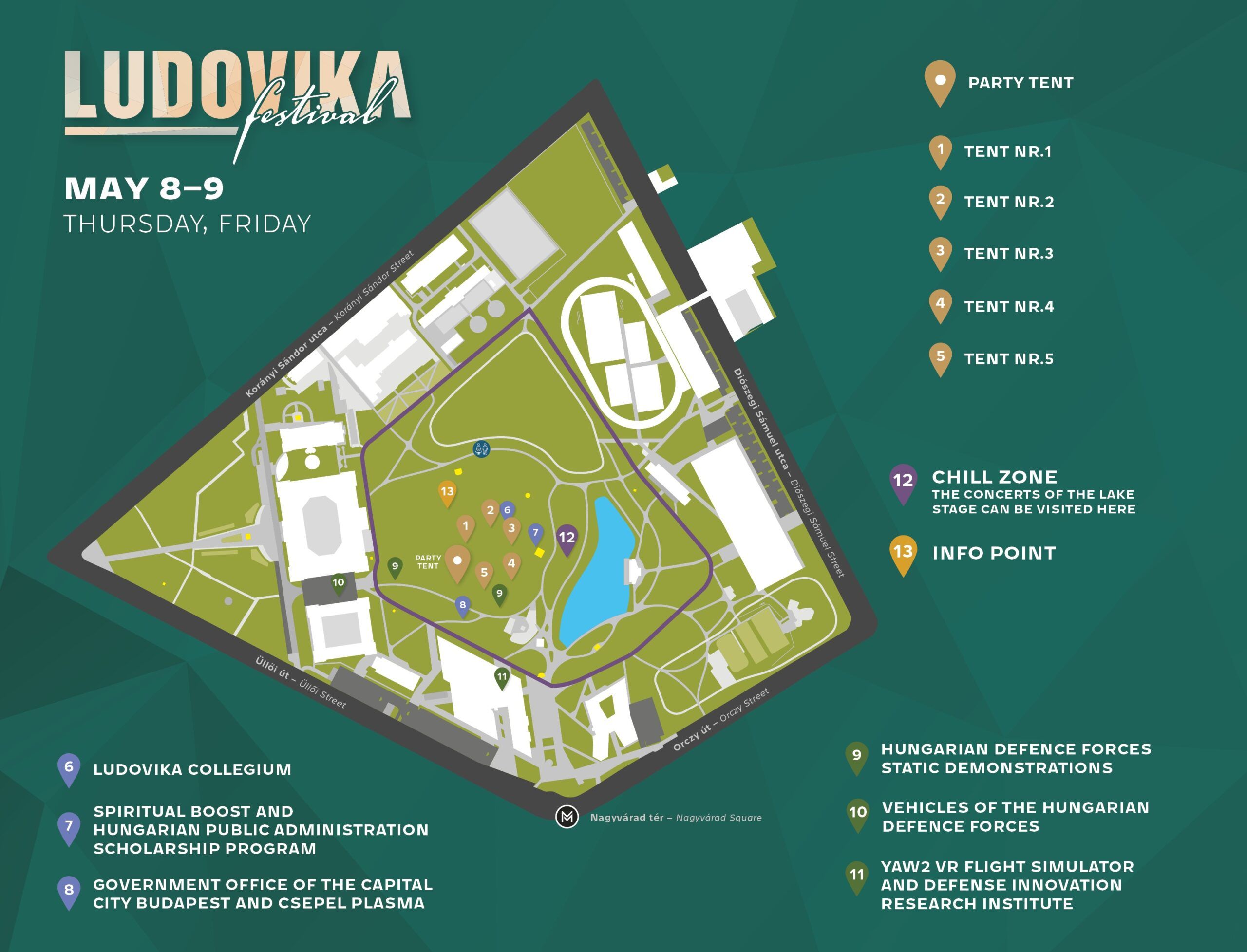 Ludovika Free University detailed programmes - 2025
